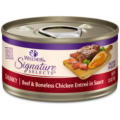 Wellness Cat CORE Signature Selects Chunky Beef & Chicken 5.3oz